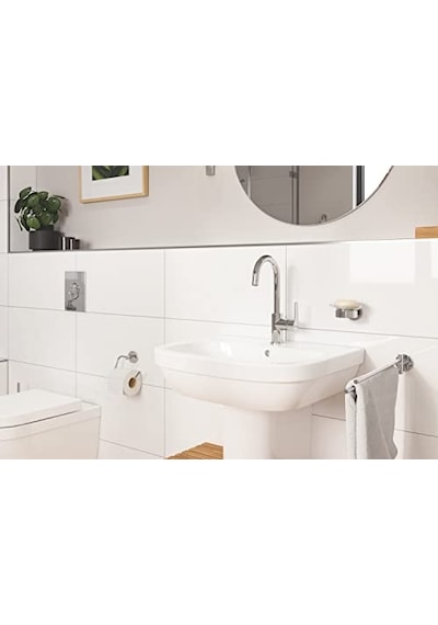 Start İkili Uzun Havluluk, 439 Mm, Duş, Banyo Aksesuarları, Krom, 41183000 Çok Renkli