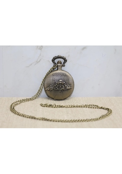 Zenviya21 Ayasofya Tasarımı Köstekli Saat Alk4384 Zenya785 Altın