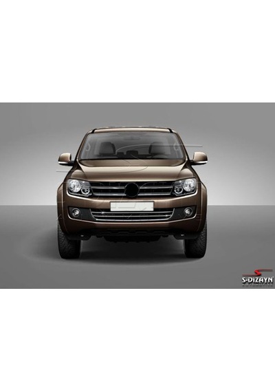 S-Dizayn  Volkswagen Amarok Krom Ön Tampon Çıta 2 Prç 4X4 2010-2016