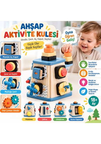 Arkhenx Ahşap Aktivite Kulesi Adet Fiyatıdır Bzs1