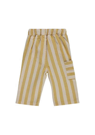 Civil Baby Çizgili Yan Cepli 6-18 Ay Pantolon - Hardal