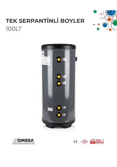 100 L Tek Serpantinli Boyler 1