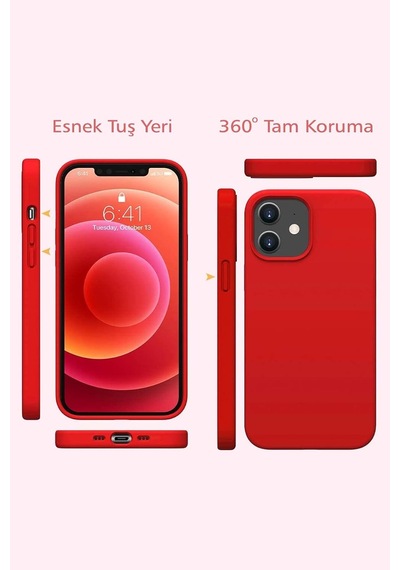 Samsung Galaxy A50 İle Uyumlu Kılıf Soft Premier Renkli Silikon Kapak - Yeşil