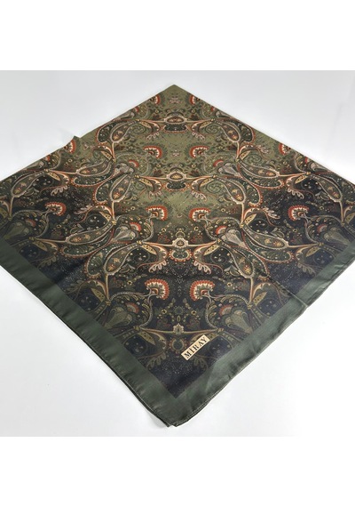 Miray Nevada Büyük Boy Organik Pamuk Eşarp - 120 X 120 - 06453 Haki Yeşil