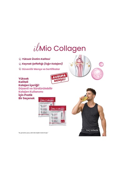 İl Mio Collagen Hidrolize Kolajen, Doğası Değiştirilmemiş Tip Iı Kolajen