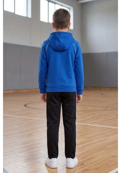 Pina Kids Erkek Çocuk Atheletic Reglan Kol Kapüşonlu Düz Paça Dalgıç Kumaş Eşofman Takımı Esf7019 Mavi Pina Kids Erkek Çocuk Atheletic Reglan Kol Kapüşonlu Düz Paça Dalgıç Kumaş Eşofman Takımı Esf7019 Mavi