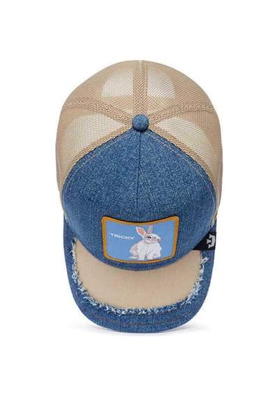 . Silky Rabbit Tavşan Figürlü Şapka 101-1280 Denim