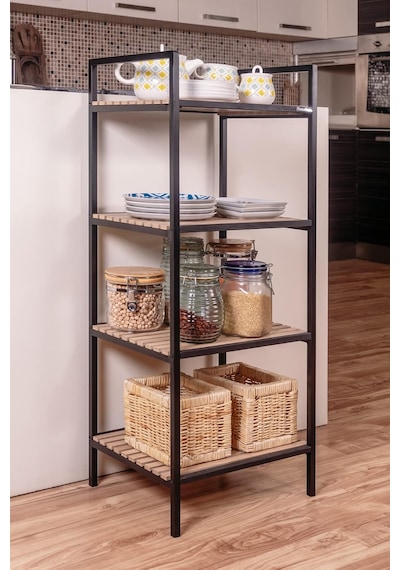 Mudesa Mdsmrf00000002 Mutfak Malzeme Dolabı Metal-ahşap Organizer Dekoratif Çok Amaçlı Raf Diğer Mudesa Mdsmrf00000002 Mutfak Malzeme Dolabı Metal-ahşap Organizer Dekoratif Çok Amaçlı Raf Diğer