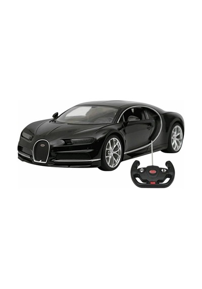 Mey İthalat 75700 Rastar Bugatti Chiron Uzaktan Kumandalı Araba 1:14 Ölçek Siyah