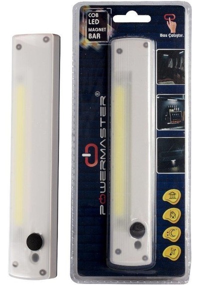Powermaster Cob Ledli Fener Işıldak  18.5Cm