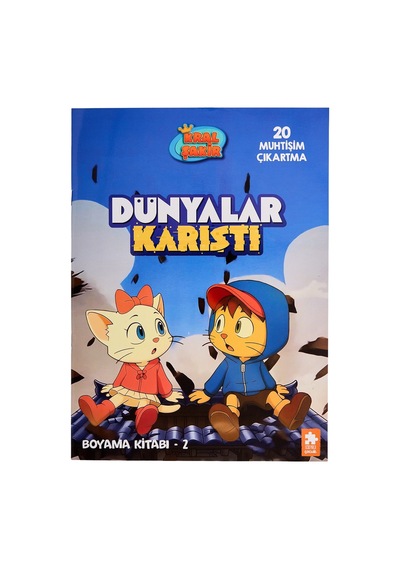Kral Şakir - Dünyalar Karıştı Boyama 4 Çeşit - 5 Adet Tarı
