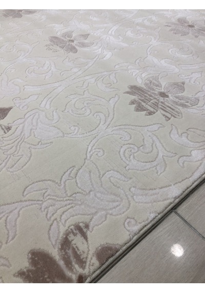 Flora Halı Ezo 0767 A 165X230 Beyaz Pudra 4 M2 Halı !