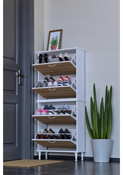 Eliusta Berry Meşe 8 Raflı 4 Düşer Kapaklı Ayakkabılık 72 Cm Genişlik X 168x26 Cm Ayakkabılık Meşe Eliusta Berry Meşe 8 Raflı 4 Düşer Kapaklı Ayakkabılık 72 Cm Genişlik X 168x26 Cm Ayakkabılık Meşe