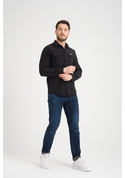 Tad Gear Taktikal Cepli Likralı Gömlek Siyah