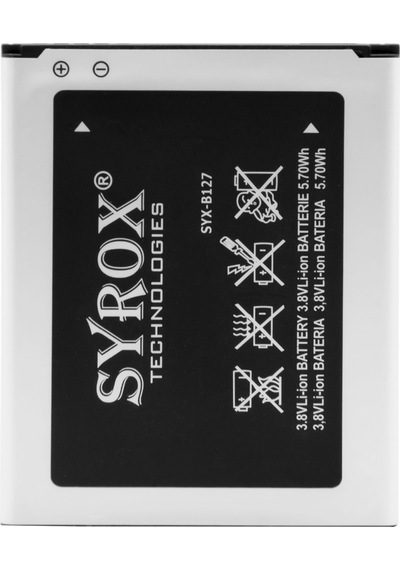 Syrox Samsung Uyumlu Galaxy S3 Mini / İ8190 Batarya 1500 Mah B127