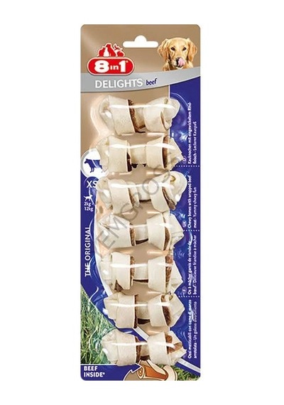 8ın1 Delights Köpek Ödül Kemiği Sığır Etli Xs - 84gr