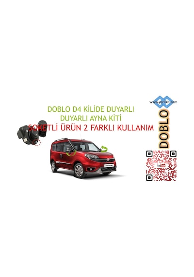 Doblo D4 Soketli Kilide Duyarlı Ayna Katlama Kiti
