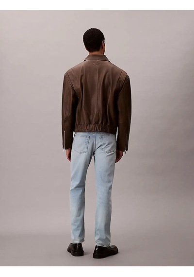 Calvin Klein Stndrd Strght Rams Head Eco Cool Mavi Erkek Jeans