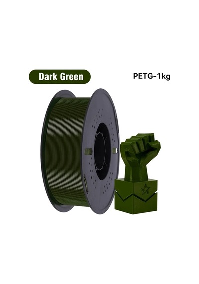 Koyu Yeşil Petg Filament 1.75 Mm 1 Kg - Kıngroon Basic