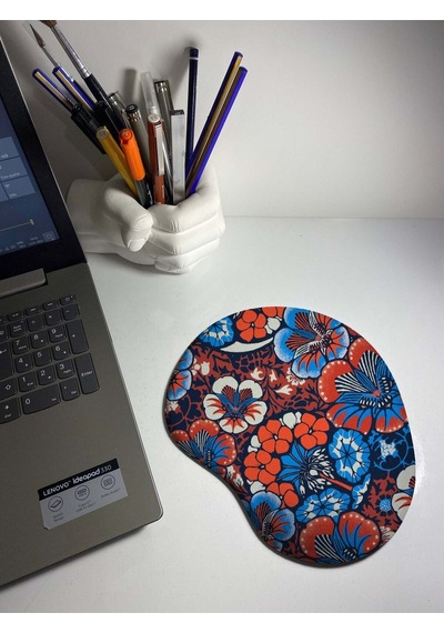 Balinese Baskılı Bilek Destekli Mouse Pad Mousepad