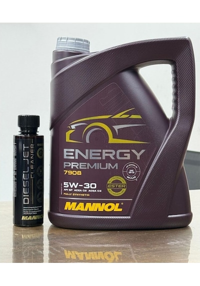 Mannol 5W-30 Energy 7908 Motor Yağı Ve Diesel Jet Cleaner Dizel Enjektör Temizleyici 250 ML