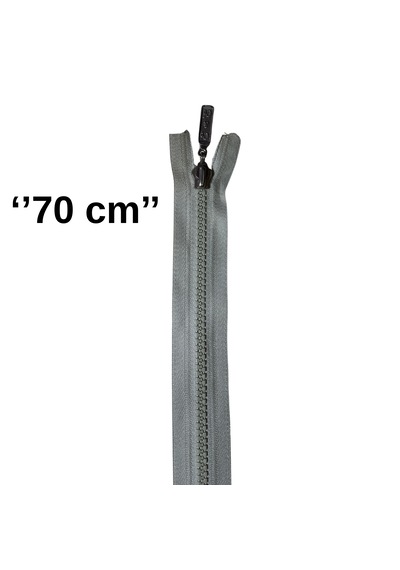 70 Cm Gri Fermuar