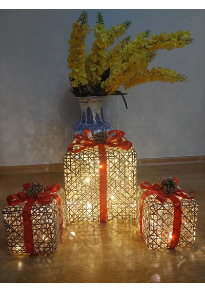 Yılbaşı Işıklı Kutu