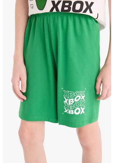Defacto Erkek Çocuk Xbox Pijama Takımı Kısa Kollu Üst Beli Lastikli Şort E0345a825hswt34 Beyaz