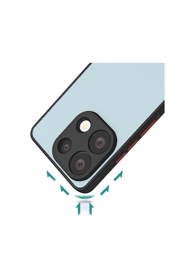 Zore Xiaomi Redmi Note 13 4g Uyumlu Kılıf Msra Hux Kapak-siyah Siyah