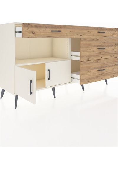Hyperion Konsol Tek Raflı 4 Çekmeceli 2 Kapaklı 176x44x99 Aytaşı- Aytaşı-aytaşı/çam Hyperion Konsol Tek Raflı 4 Çekmeceli 2 Kapaklı 176x44x99 Aytaşı- Aytaşı-aytaşı/çam