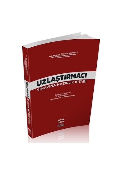 Uzlaştırmacı Sınavına Hazırlık Kitabı - Timuçin Köprülü