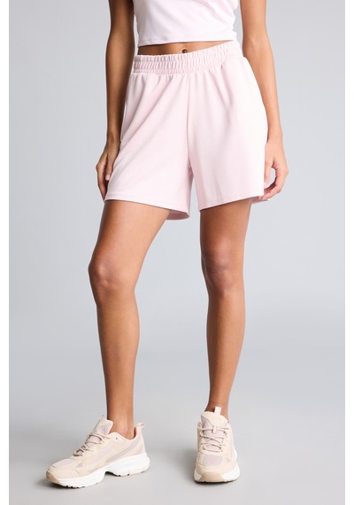 Defacto Relax Fıt Beli Lastikli Kısa Paça Basic Bermuda Şort I7542ax26aupn638 Pembe-pn638