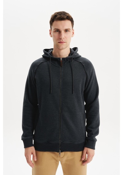 AR-MA Arma Erkek Örme Fleto Cepli Kapüşonlu Selanik Sweatshirt Regular Fit, Pamuk Polyester K30324698402 Gri AR-MA Arma Erkek Örme Fleto Cepli Kapüşonlu Selanik Sweatshirt Regular Fit, Pamuk Polyester K30324698402 Gri