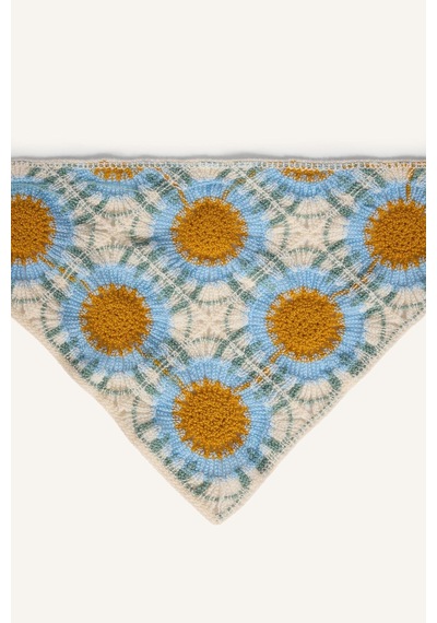 Defacto Kadın Çiçekli Örme Bandana I6818ax26smgn200 Yeşil-gn200