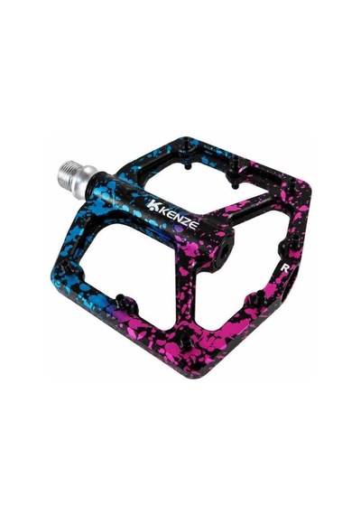 Kenze 3 Rulmanlı Ultralight Alüminyum Alaşımlı Mtb Bmx Geniş Hafif Platform Pedal Mavi Mor Pembe