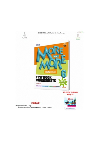 Fenomen More & More 6 Test Book Worksheets Güncel/alternatif