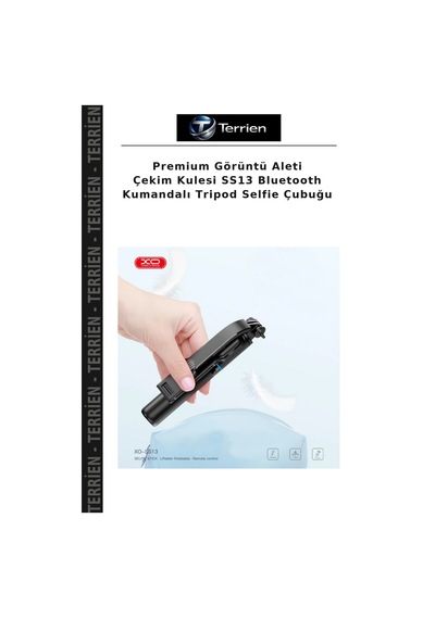 Premium Görüntü Aleti Çekim Kulesi Ss13 Bluetooth Kumandalı Tripod Selfie Çubuğu