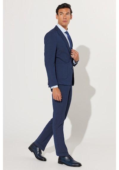 Altınyıldız Classıcs Erkek Lacı Ekstra Slim Fit Dar Kesim Mono Yaka Desenli Takım Elbise