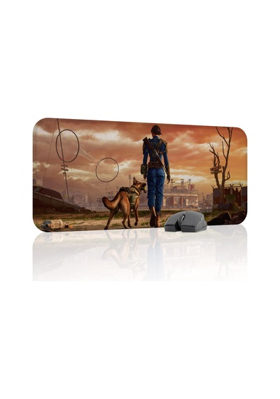 Fallout Kaymaz Dikişli Kauçuk Oyuncu Mousepad V2 - 70x30 Xl Gaming Mouse Pad Fare Altlığı
