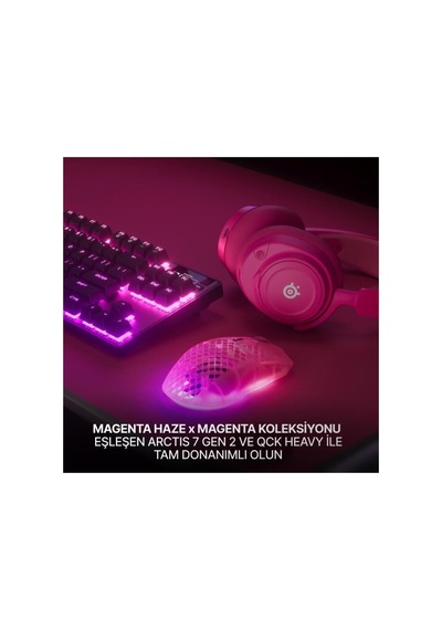 Aerox 3 Wireless Gen 2 - Magenta Haze 4k Kablosuz Gaming Mouse
