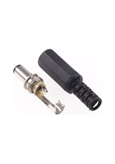 BuharaElektronik - Dc Erkek Jak Seyyar 2.5 MM 5.5 x 2.5M M Erkek Jak Fiş 5 Adet