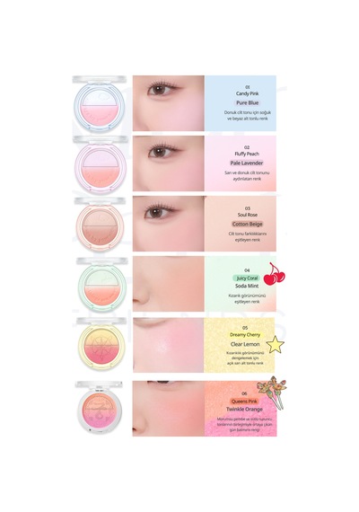 Perıpera Pure Blushed Custom Cheek 006 Queens Pink