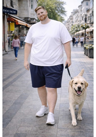 Akt Gayem Butik 7xl-10xl Beden Şort Lacivert