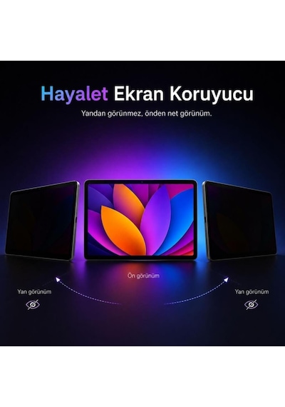 Honor Pad 20/ Pad 20 Pro İle Uyumlu Hayalet Ekran Koruyucu 12.1 İnç Yandan Görünmeyen Anti-Spy