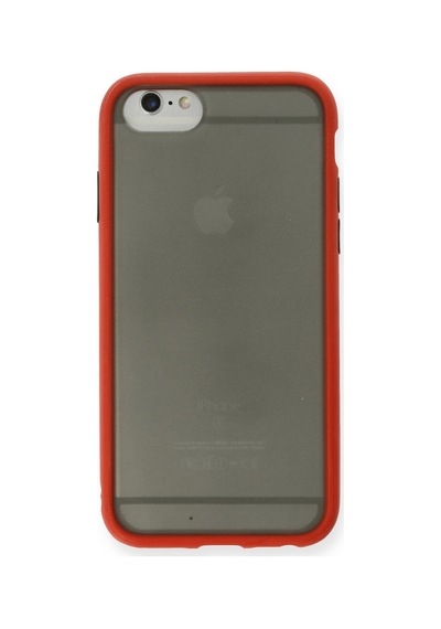 Apple Uyumlu iPhone 6 Uyumlu Kılıf Montreal Silikon Kapak - Kırmızı