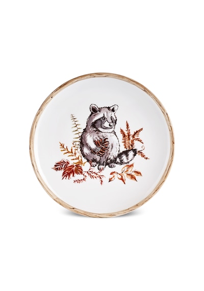 Karaca Cozy Rakun Pasta Tabağı 21 Cm Çok Renkli