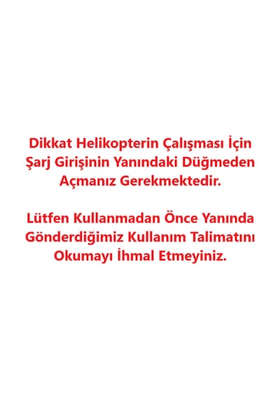 1. Kalite El Sensörlü Uzaktan Kumandalı Helikopter Şarj Edilebilir 20 Cm.