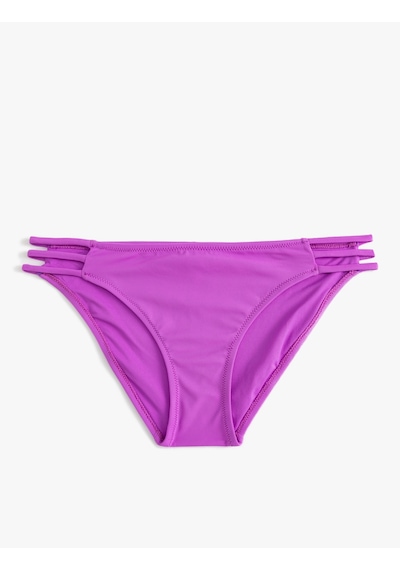 Koton Yanları İpli Bikini Altı Astarlı Mor 4sak00056mm