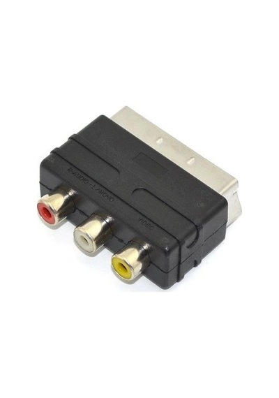 Scart To Rca Skart Av Çevirici Dönüştürücü Lcd Plazma Tüplü Tv