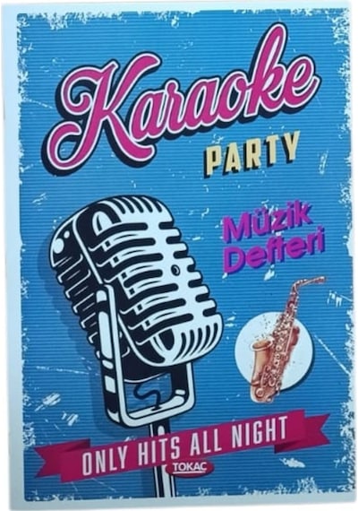 Tokaç A4 Müzik Defteri Karton Kapak 40 Yp-karaoke